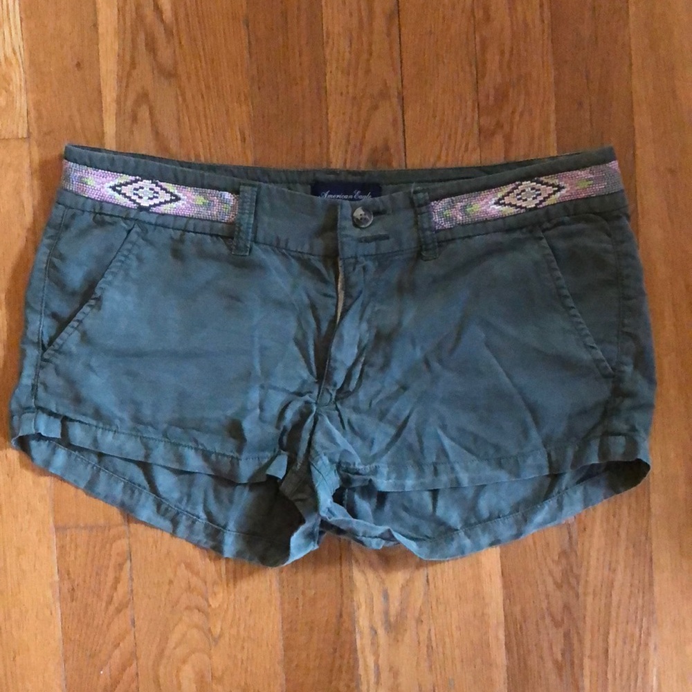 American Eagle Green Shorts